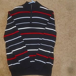 Sweater-Fleece Mock-Neck Sweatshirt